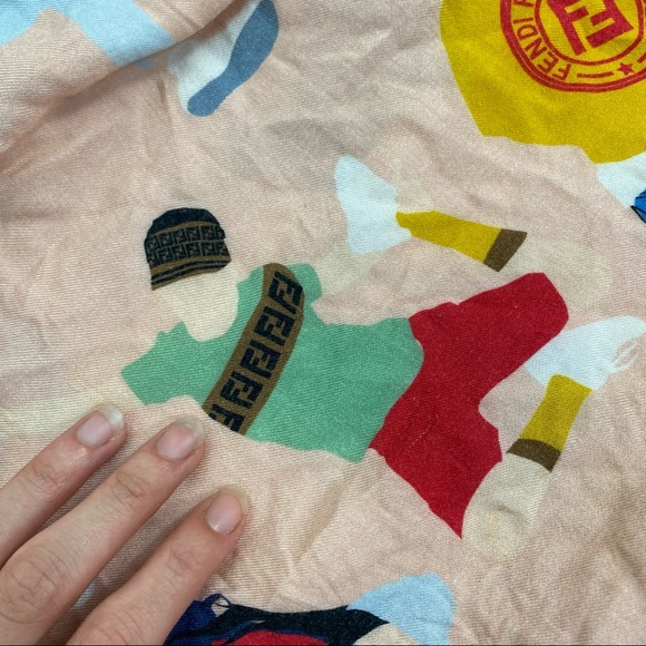 Fendi authentic oversized ruffled dress size S - Picture 9 of 16